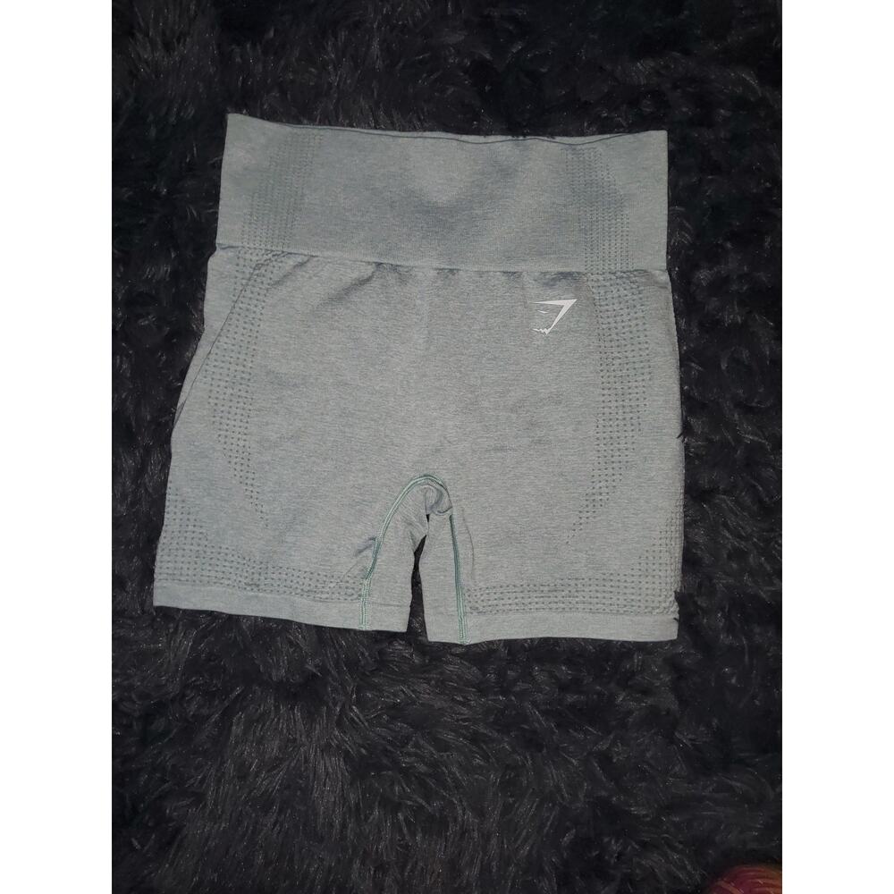 #324 Excellent Pre-Loved Women's Gymshark Seamless Blue Shorts Size M